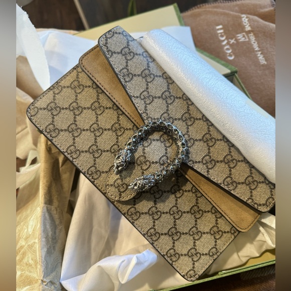 💯 Authentic NWT Gucci Dionysus Small Rectangular Bag with Crystals - Picture 3 of 7